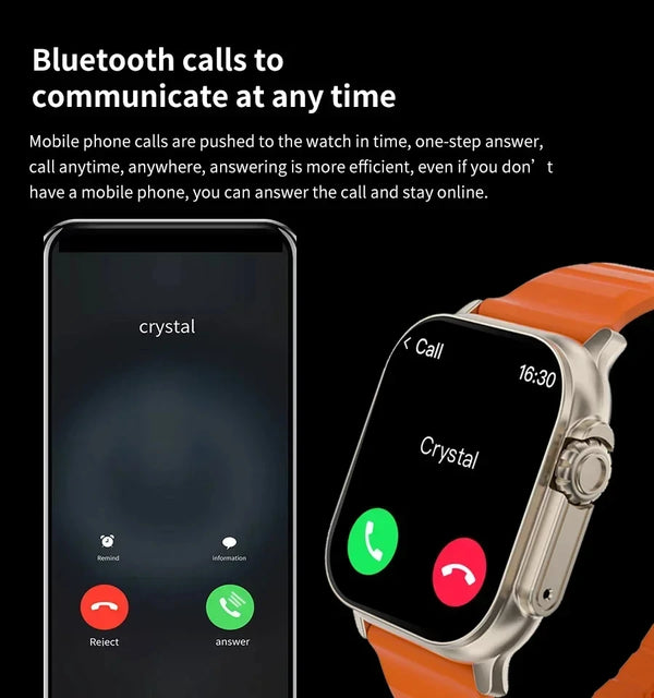 Stylish Smartwatch with Heart Monitor