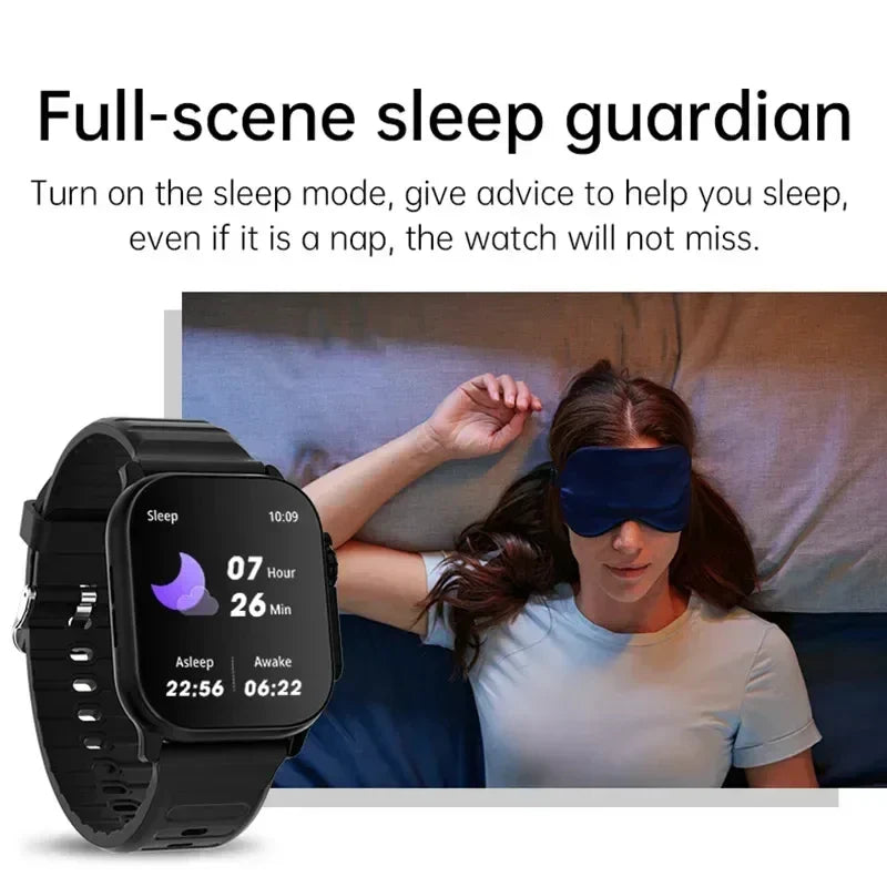 Stylish Smartwatch with Heart Monitor